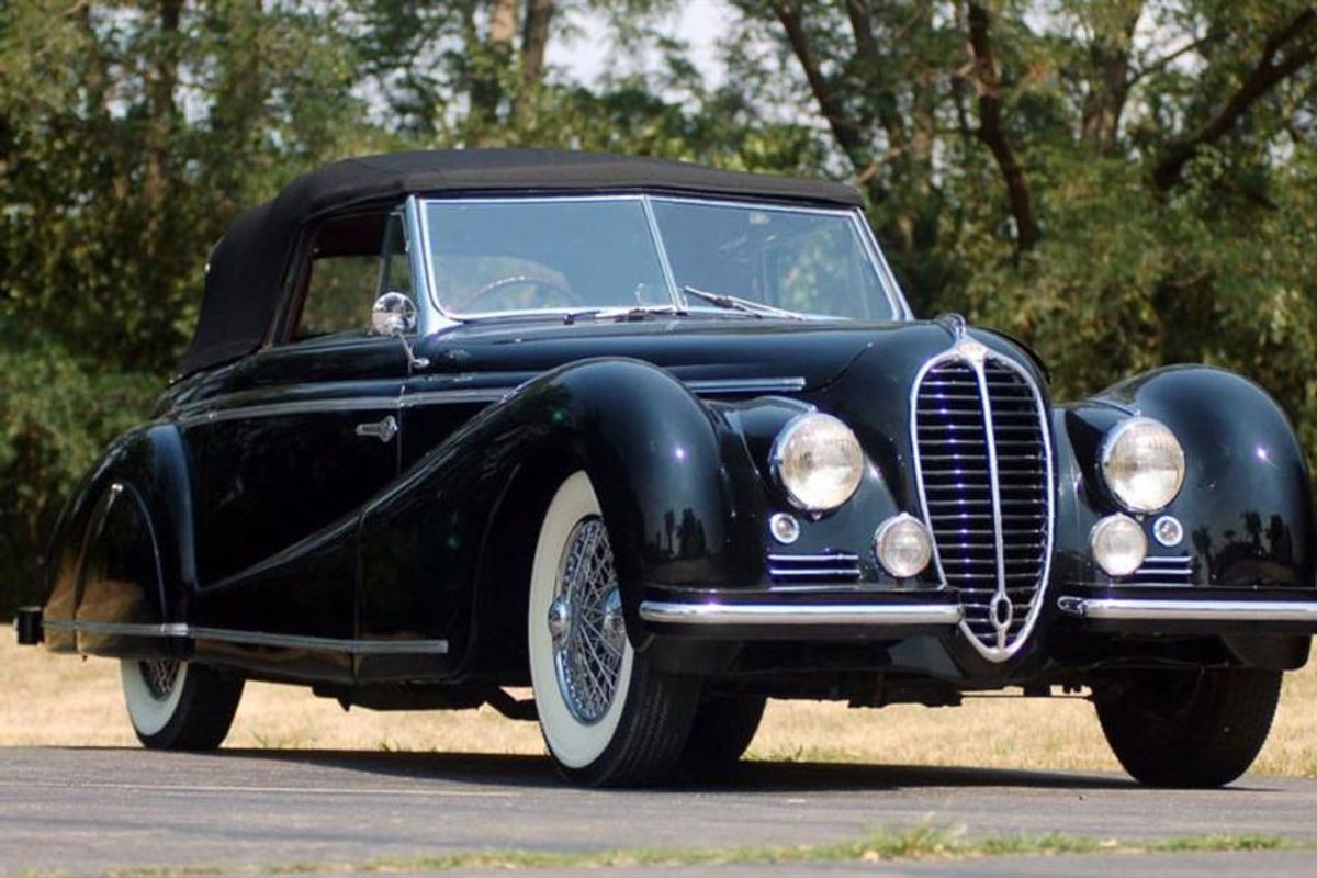 1947 Delahaye 135M Cabriolet on offer at COYS Classic Days at Schloss Dyck