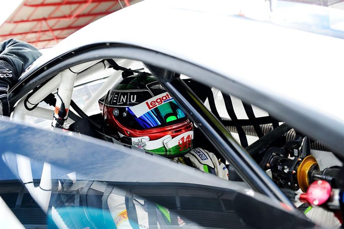 Seb Morris and Rick Parfitt Jnr ready for Brands GP British GT challenge