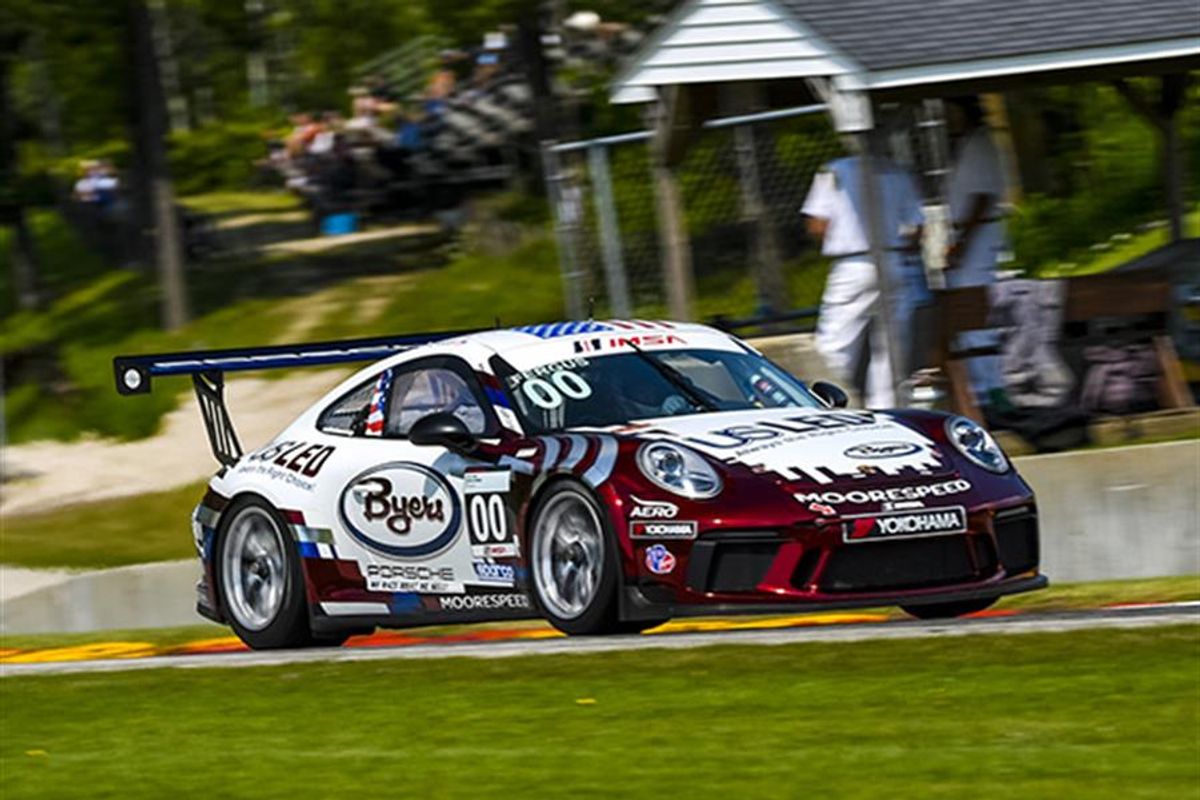 Corey Fergus Scores Repeat Road America IMSA Porsche GT3 Cup Victory