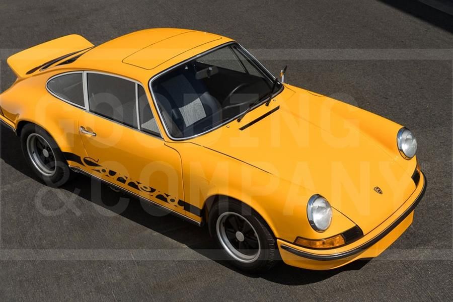 Ex Nicolas Cage 1973 Porsche 911 Carrera 2.7 RS Touring on offer at Pebble Beach