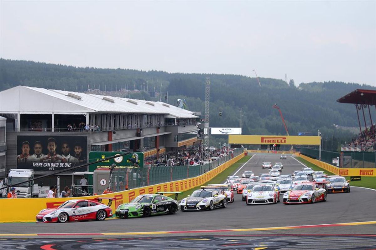Porsche Junior Dennis Olsen wins on the Ardennes rollercoaster