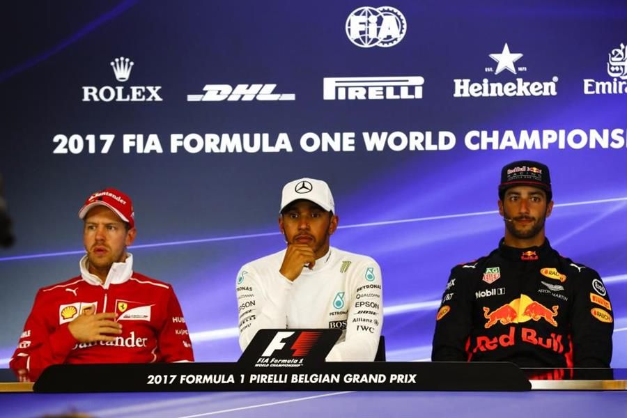 Belgian Grand Prix Winners Conference