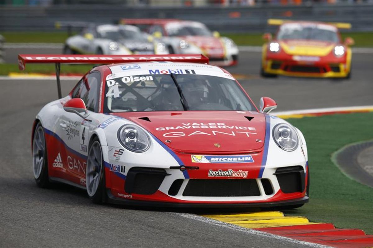 Lights-to-flag Mobil 1 Supercup victory for Porsche Junior Dennis Olsen