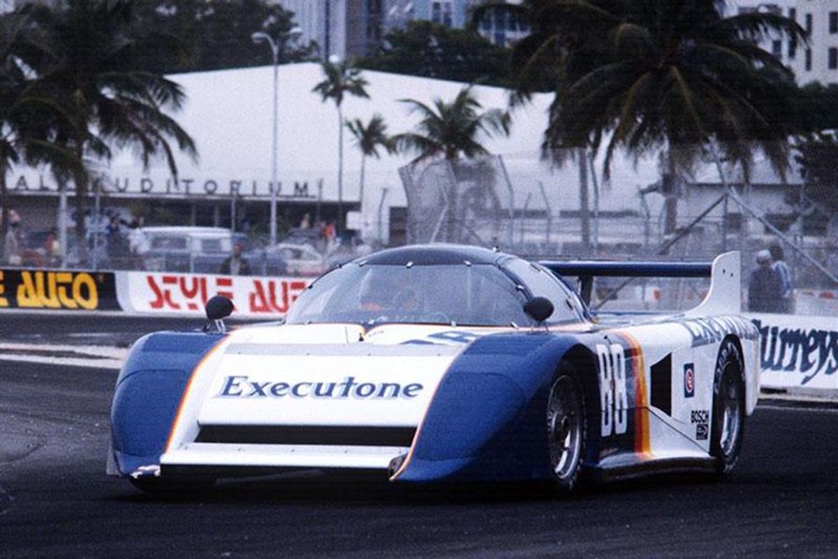 F1's Adrian Newey Reunites with March 83G Prototype in HSR Classic 24 Hour at Daytona