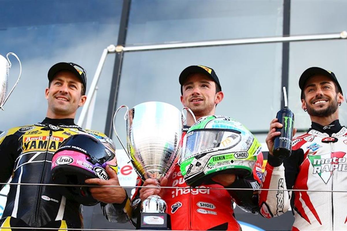 Glenn Irwin wins challenging Silverstone BSB Race 1