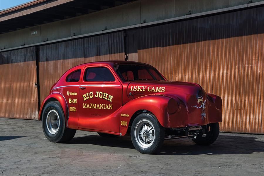 1967 Austin Big John Mazmanian Gasser "Football": drag racing legend awaits its next caretaker