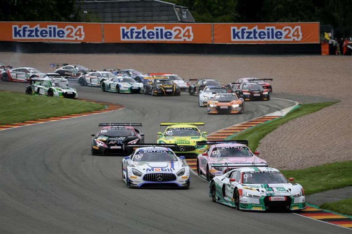 Audi duo De Phillippi and Mies keep ADAC GT Masters title chances alive 