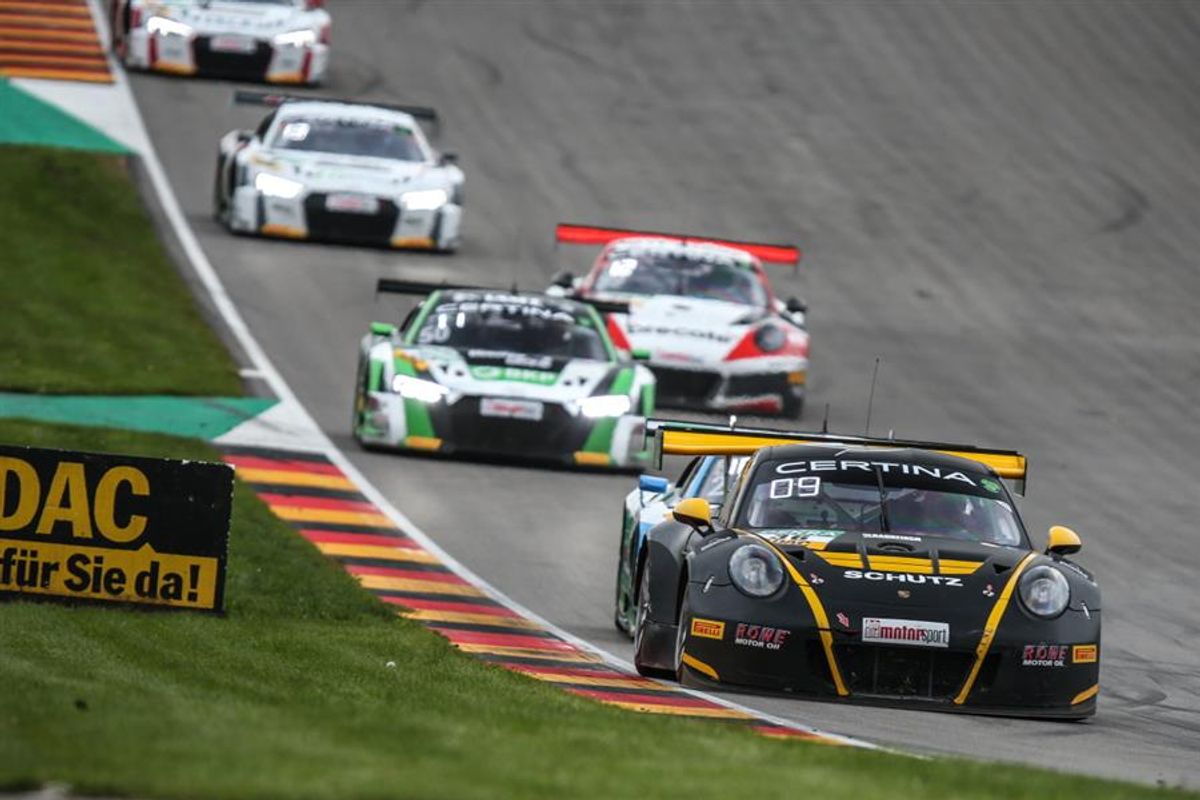 Strong finish for Alex MacDowall on penultimate weekend of ADAC GT Masters