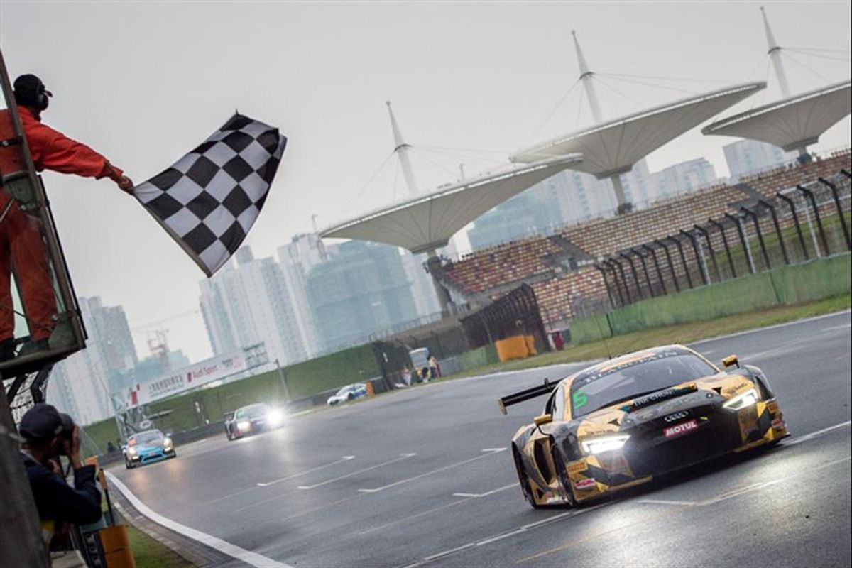 Lee and Thong victorious in wild wet/dry first Blancpain GT race at Shanghai