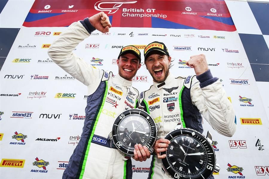 Seb Morris and Rick Parfitt Jn win British GT title with Bentley