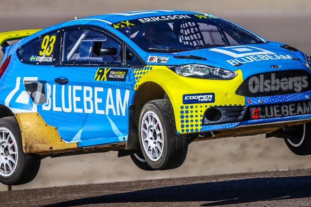Eriksson enters World RX of Germany in Bluebeam-sponsored Ford Fiesta