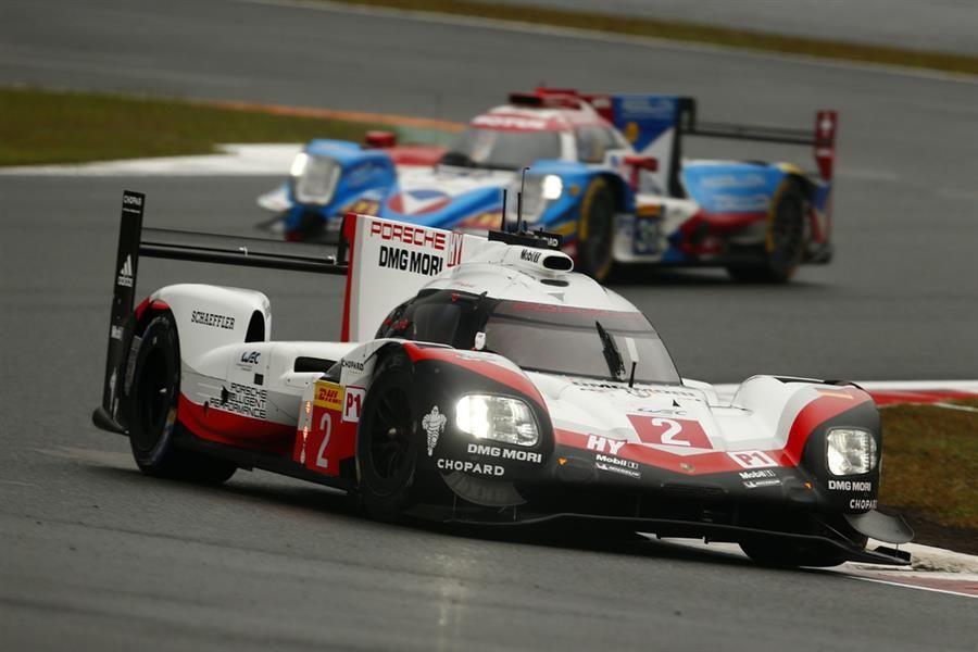 Porsche 919 Hybrids lock out front row in Fuji WEC