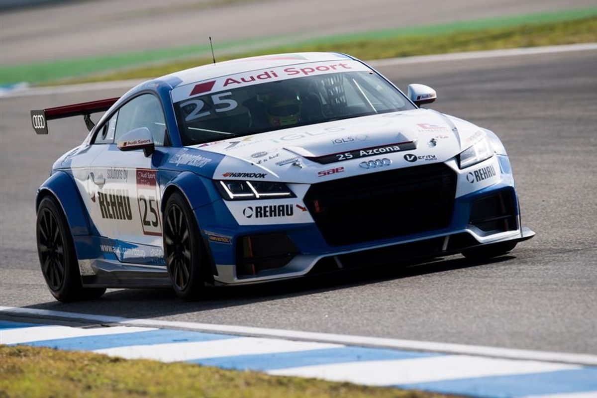 Philip Ellis wins the 2017 Audi Sport TT Cup