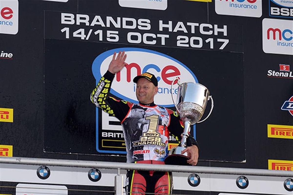Brookes wins Race 2 at Brands, Shakey successfully defends BSB title