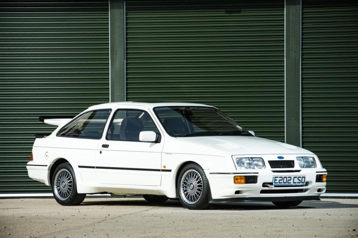 Iconic 80's Ford Sierra Cosworth RS500 at NEC Car Show Sale