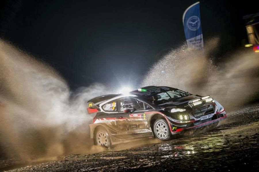 Evans on track for maiden victory at Wales Rally GB