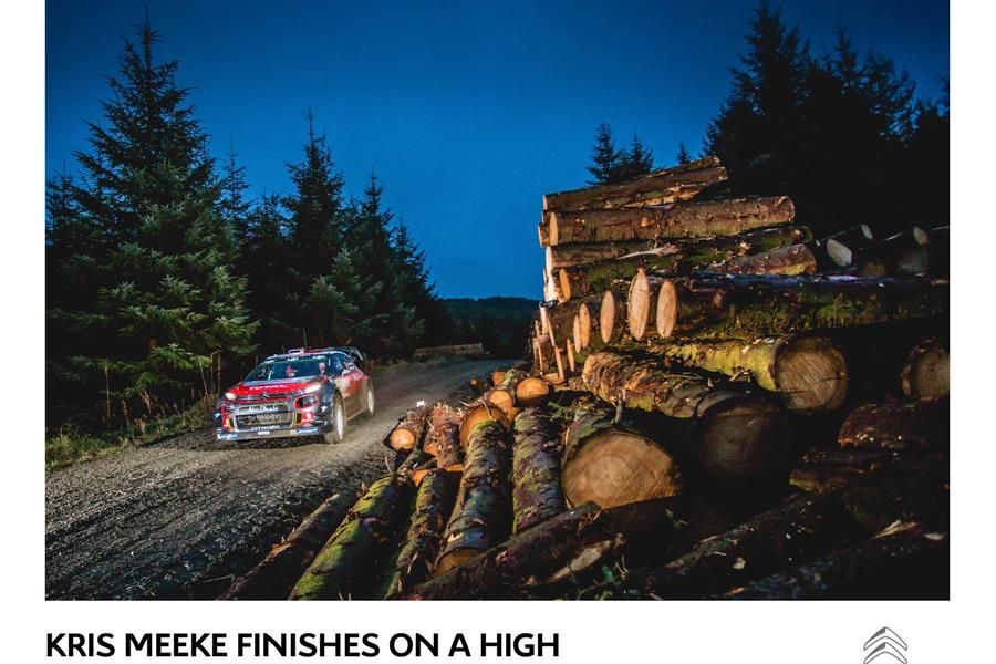 Kris Meeke, Paul Nagle illustrated progress made by the Citroën C3 WRC on gravel