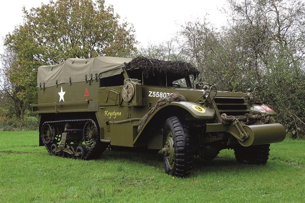 1943 International Harvester M5 Half-Track Personnel Carrier at H&H Classics IWM Duxford Auction