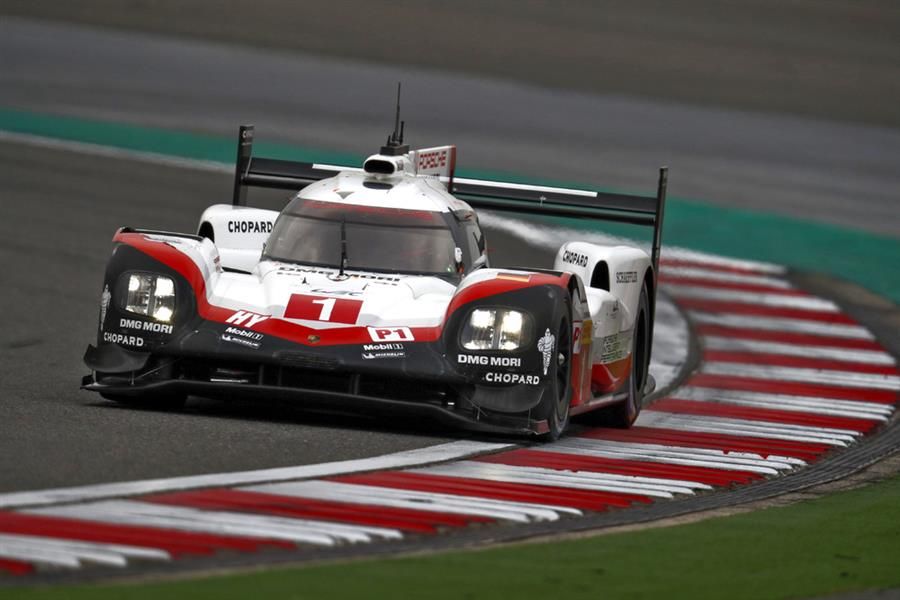 Grid positions two and four for the Porsche 919 Hybrids in WEC China
