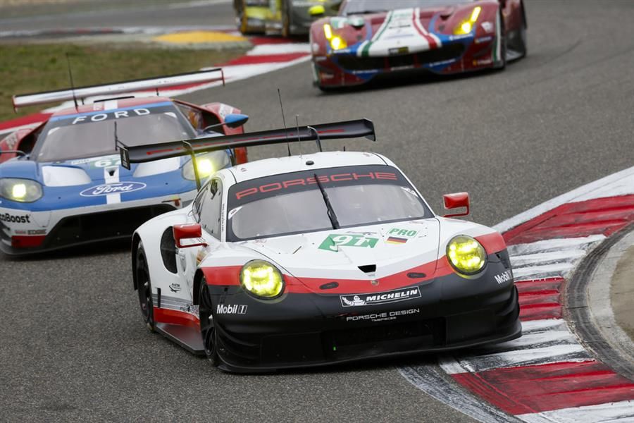 Eighth podium for the Porsche 911 RSR at WEC Shanghai GT