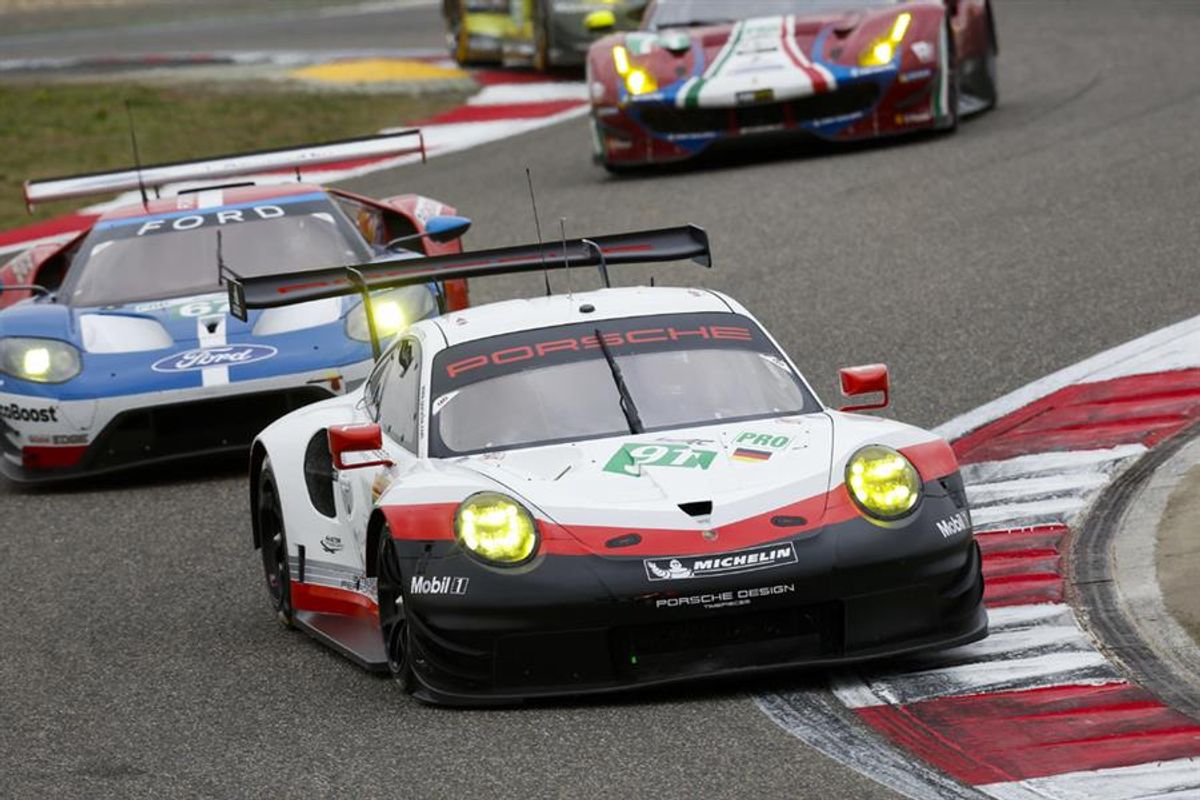 Eighth podium for the Porsche 911 RSR at WEC Shanghai GT