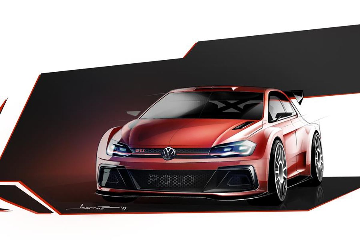 GTI goes rally: Volkswagen gives sneak preview of new Polo GTI R5
