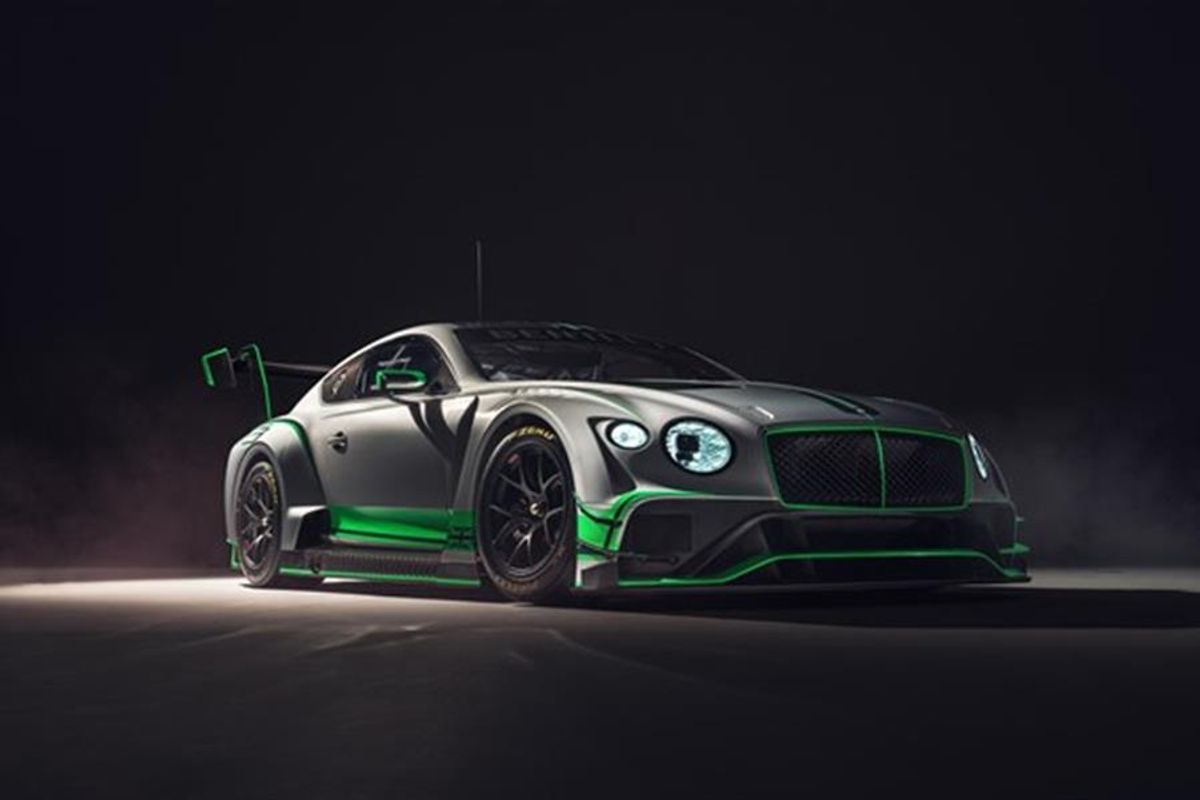 Bentley reveals new Continental GT3 racecar