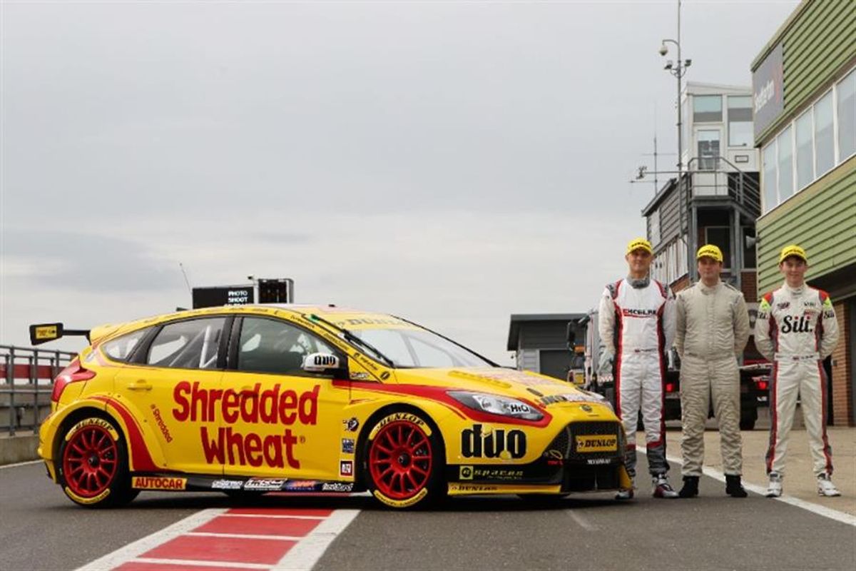 Shredded Wheat Racing with DUO hosts Dunlop-backed BTCC test