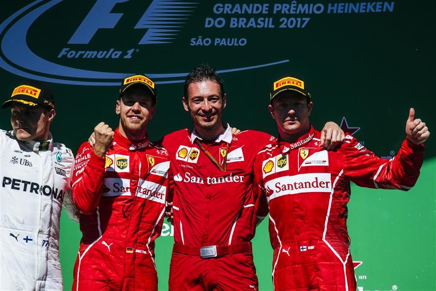 Kimi claims third podium in a row in Brazil