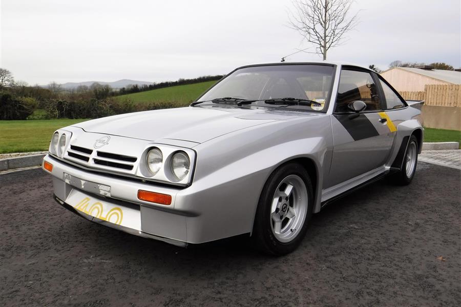 Rare, fully restored Opel Manta 400 homologation special for