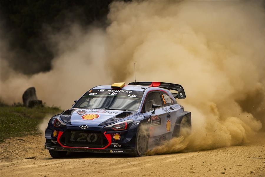 Mikkelsen holds cards in Australia, sights on back-to-back WRC successes