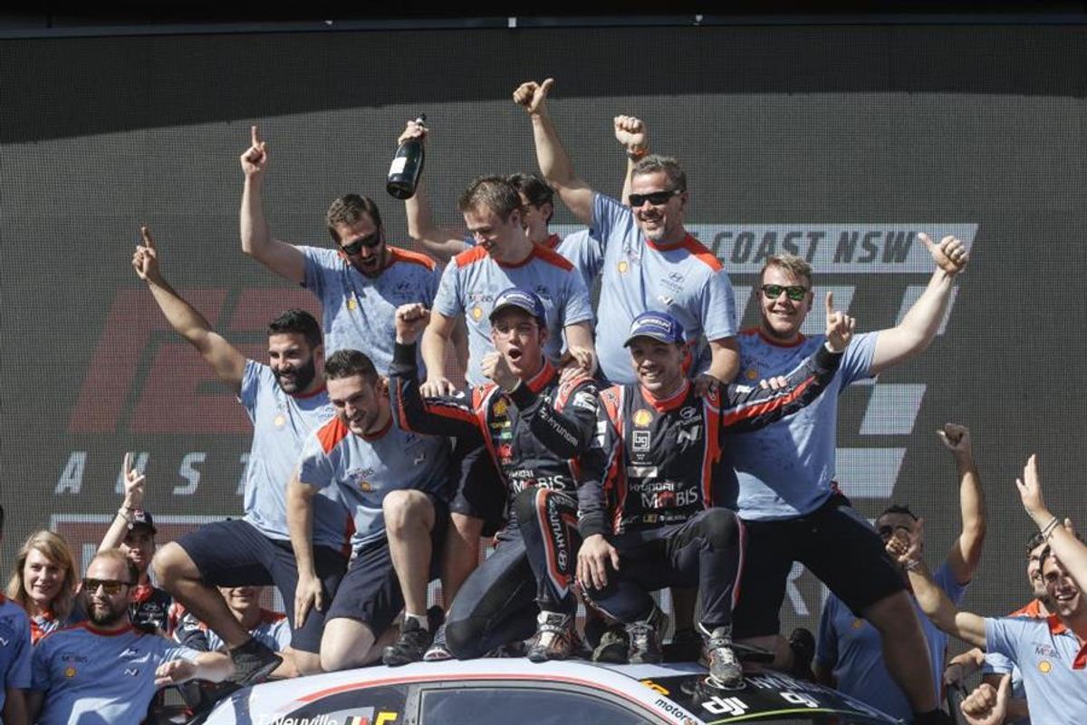 Neuville secures fourth 2017 win on Rally Australia