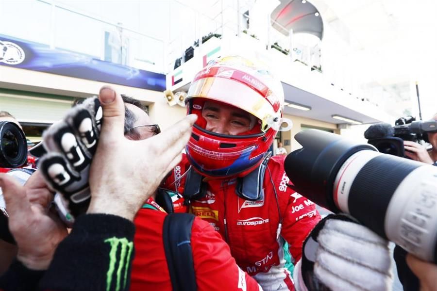 Leclerc ends on top with Abu Dhabi F2 Sprint win