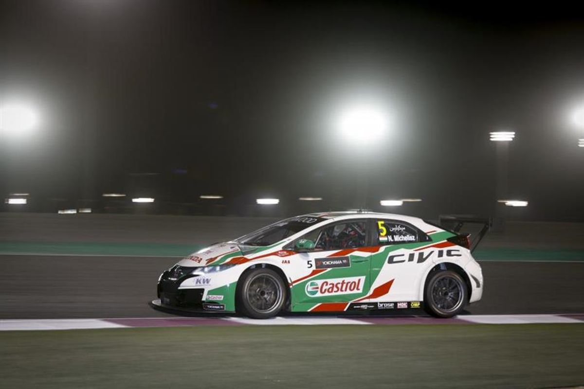 WTCC title contender Norbert Michelisz fastest in Qatar practice