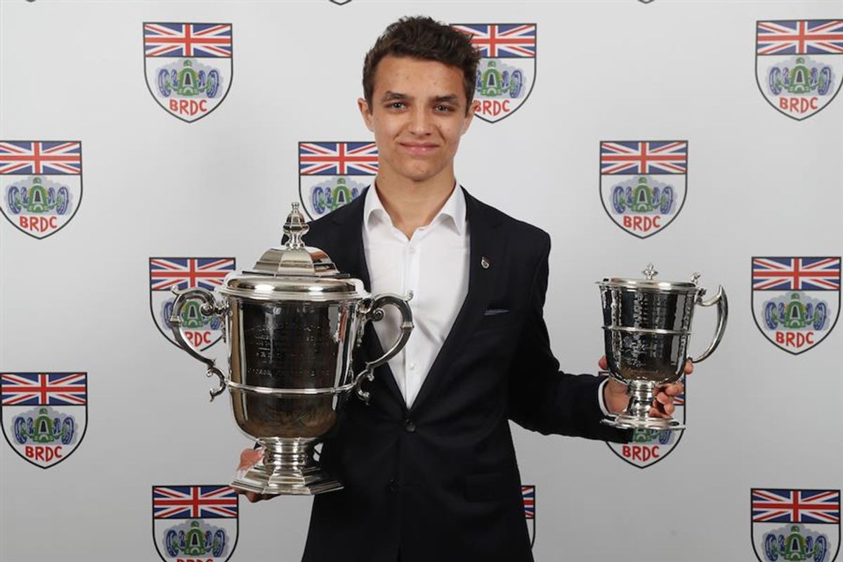 Lando Norris collects multiple awards for outstanding achievements