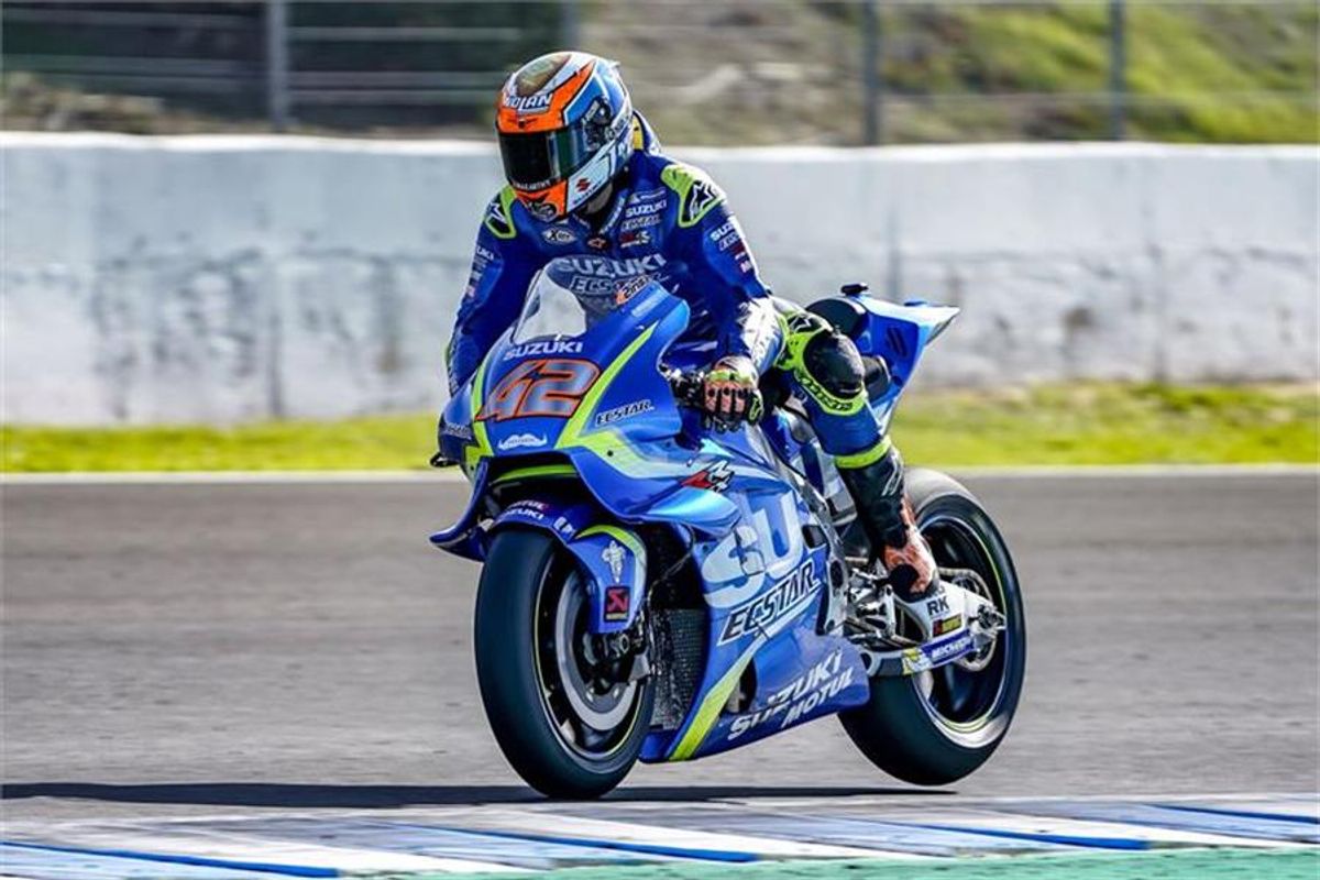 Suzuki Jerez MotoGP Alex Rins test video online