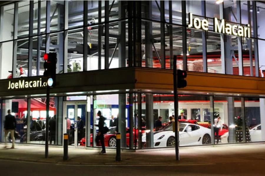 Joe Macari Events - Ferrari Showroom - new website