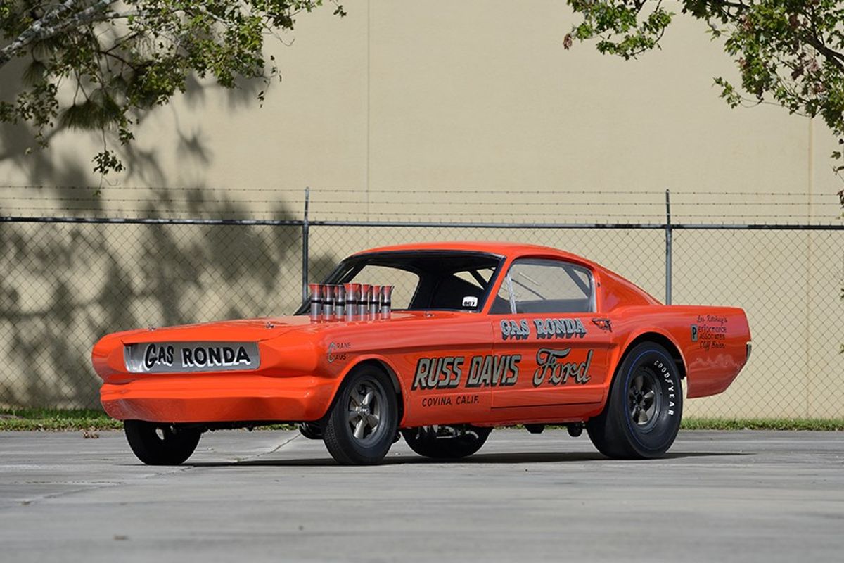 AHRA World-Champion 1966 Long Nose Mustang Driven by Gas Ronda at Kissimmee Auction