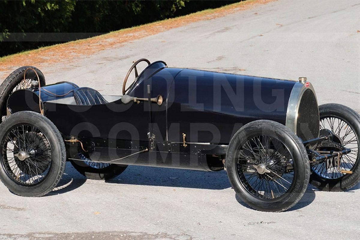 Oldest Eight-Cylinder Grand Prix-Style Bugatti in Existence at Scottsdale Auction