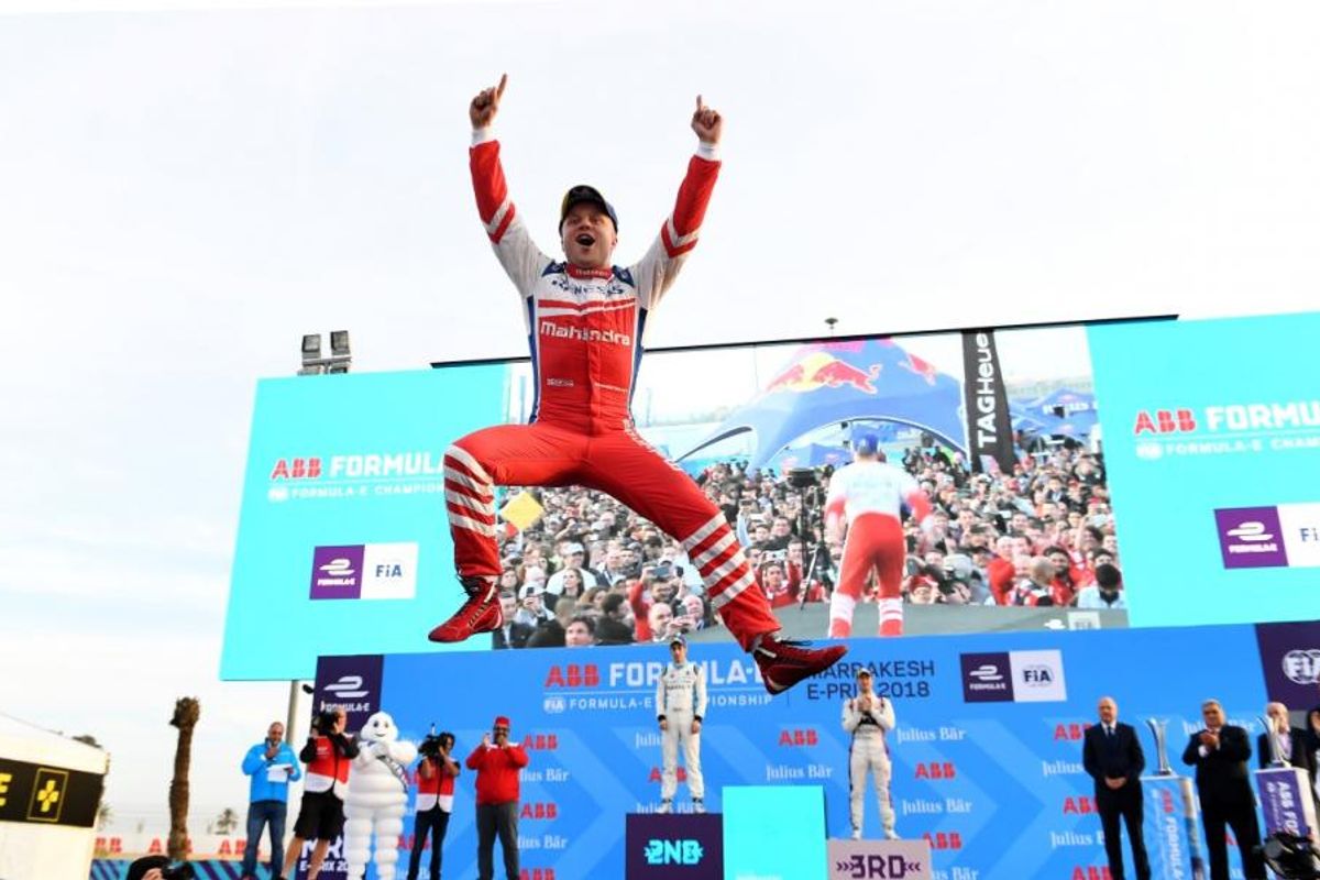 Rosenqvist takes Formula E win in Marrakesh
