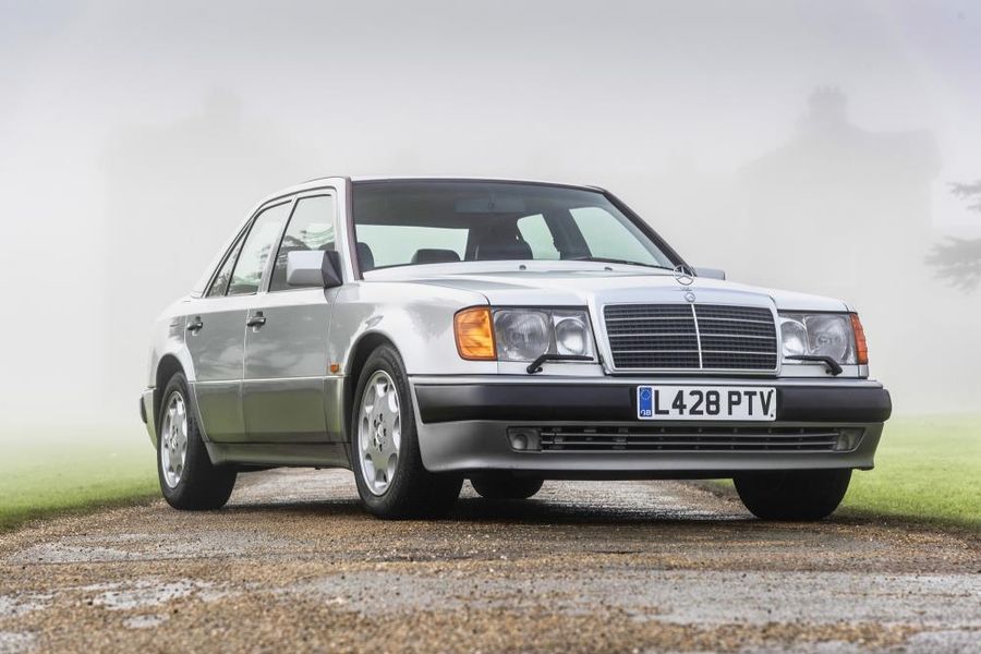 Rowan Atkinsons's Mercedes-Benz 500E Lancia Thema on offer at Silverstone Auctions