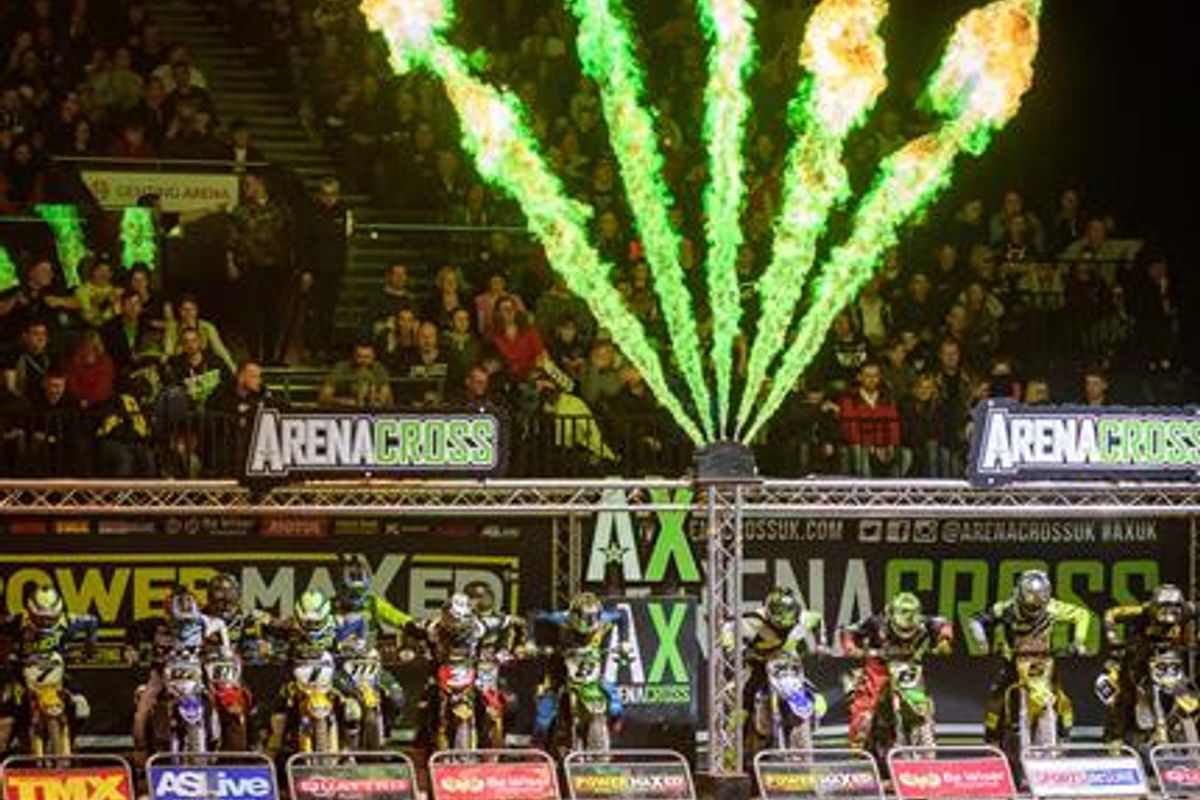 SR75 World Suzuki 1,2 at Birmingham Arenacross