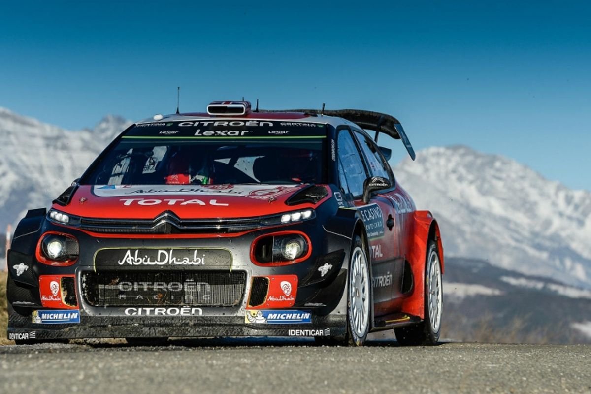 Citroën C3 WRC returns to the Monte Carlo Rally