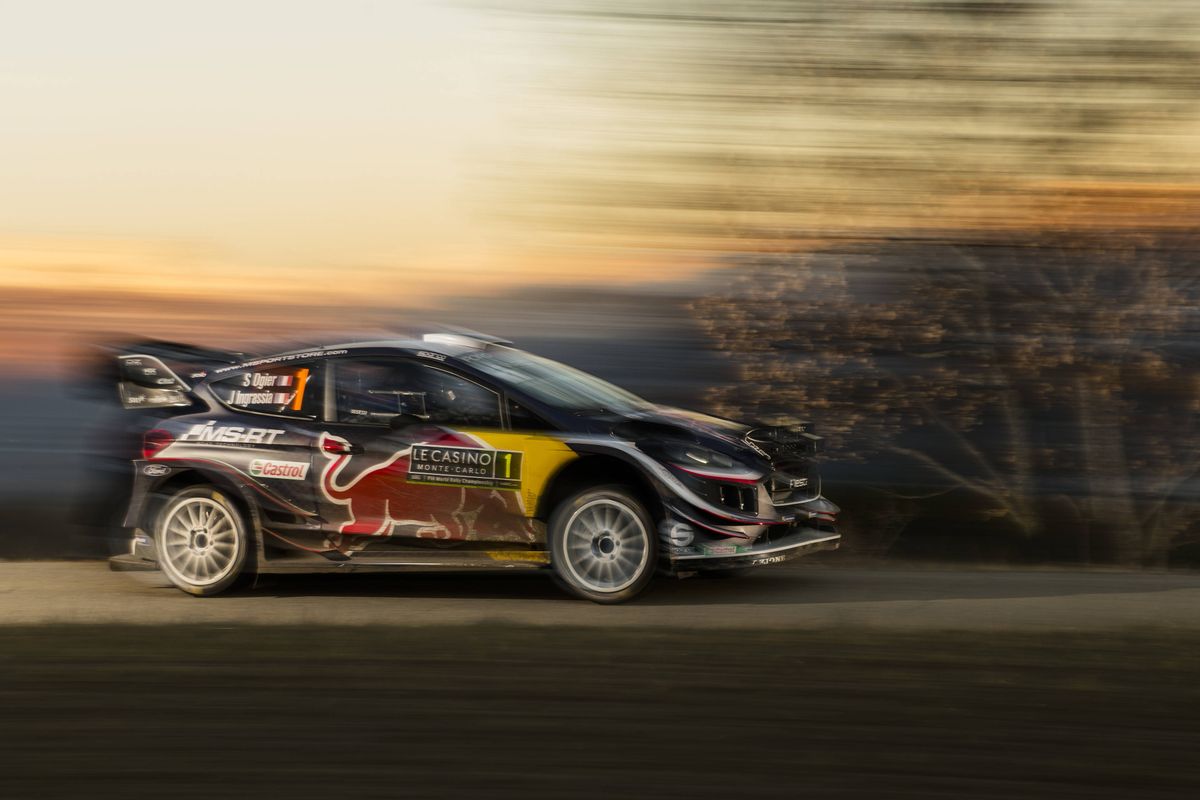 Ogier overcomes early scare to lead WRC Monte-Carlo season opener