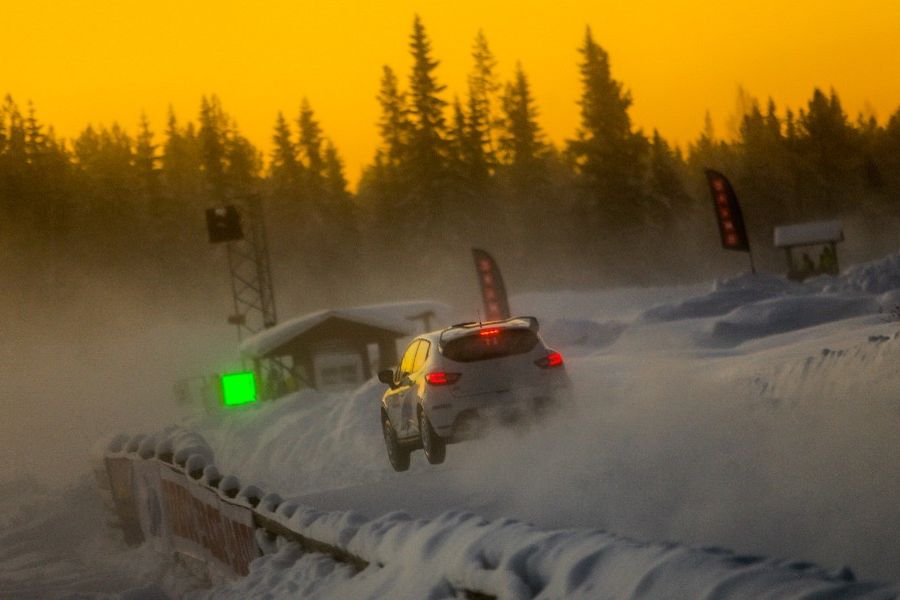 Success for Eriksson as RallyX on Ice makes dazzling debut