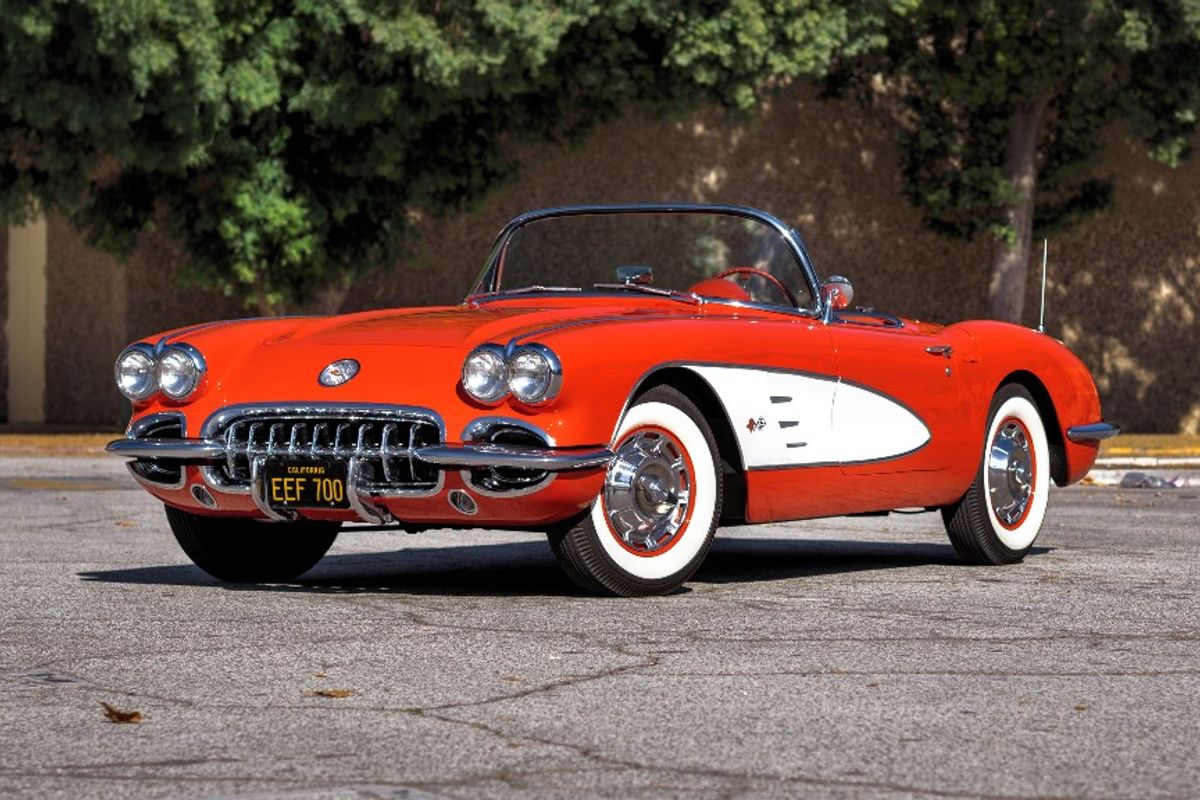 1959 Chevrolet Corvette Convertible on offer at Mecum