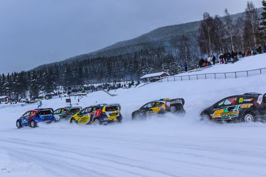 Eriksson wins RallyX on Ice at Höljes