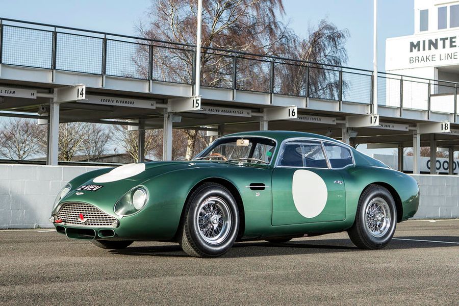 1961 Aston Martin DB4GT Zagato '2 VEV'  on offer at Bonhams Goodwood FOS Auction