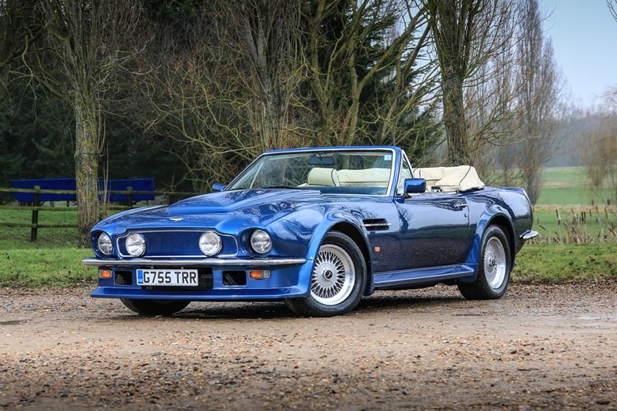 1989 Aston Martin V8 Vantage Volante X-Pack Convertible at Historics at Brooklands Auction