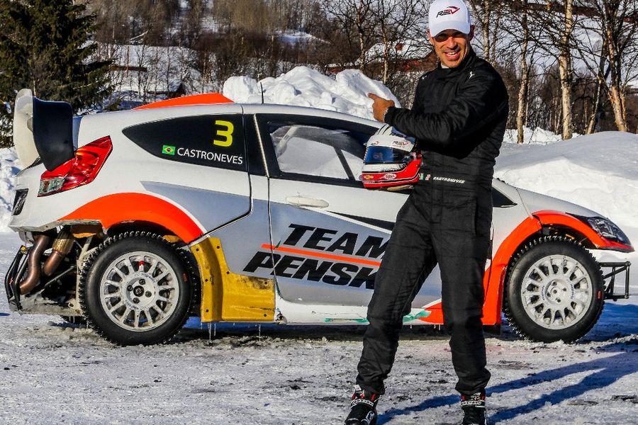 RallyX on Ice  interview with Helio Castroneves